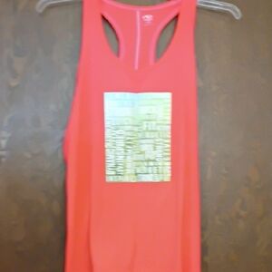 Athletic Works Red Tank Top with Graphic